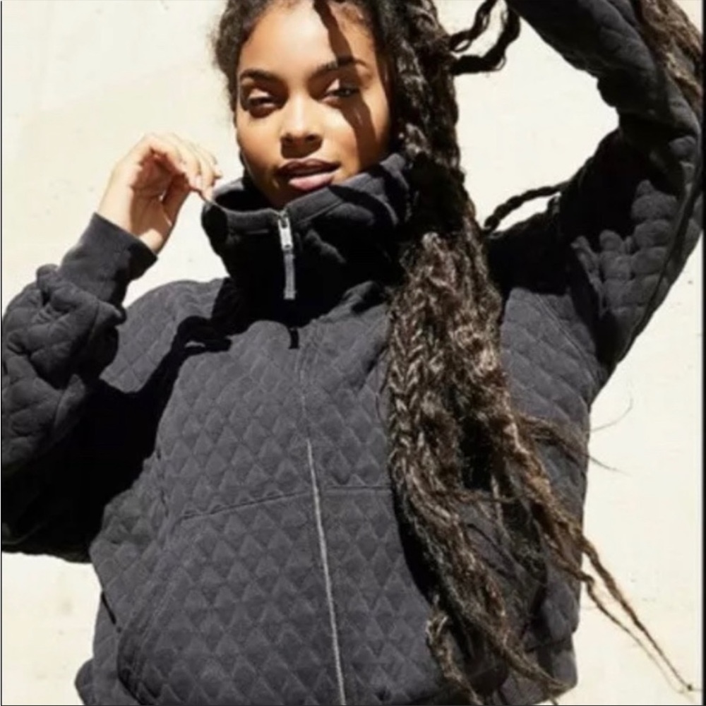 Free People Movement Hibernation Quilted Jacket/Hoodie NWT XS